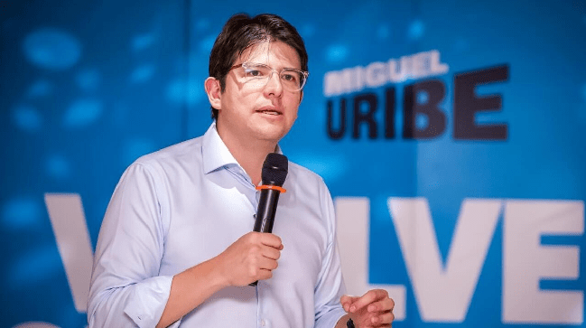 oppositieleider Miguel Uribe