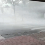 Uitzonderlijk sterke windstoten São Paulo