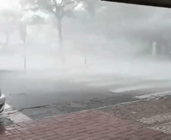 Uitzonderlijk sterke windstoten São Paulo