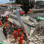 Explosie verwoest acht woningen in Olinda