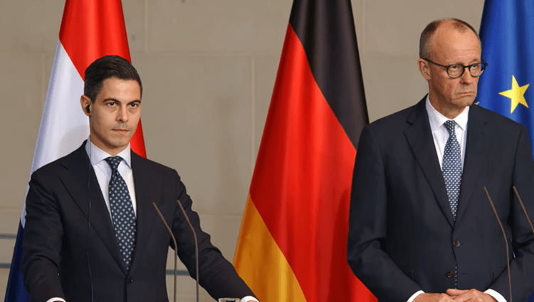 Nederland en Duitsland trekken lijn